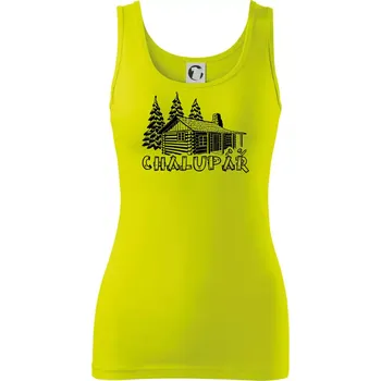 Chalupář srub - Dámské tílko - XS ( Limetková )