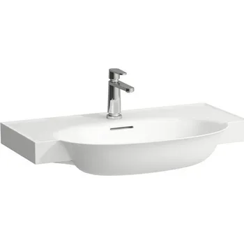 Umyvadlo Laufen THE NEW CLASSIC Umyvadlo 800 x 480 x 75 mm, otvor pro baterii, přepad, bílá H8138554001041