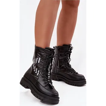 Dámská zimní obuv Dámské šněrovací sněhule Vinceza 23-34586 Barva: Černá, Velikost: 37