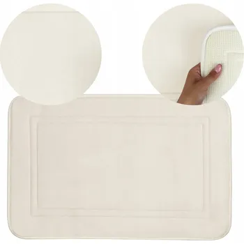 Koupelnová předložka Koupelnová předložka Grace Foam krémová DOMAREX 40x60 cm