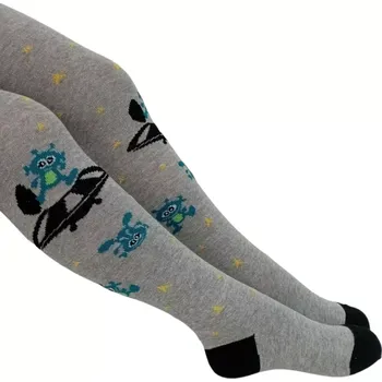 Dámské oblečení Dětské punčocháče Ufík - 98-104 / šedá