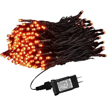 Vánoční dekorace Senzanakupy Venkovní řetěz 15 m 150 LED, červený, 8 programů