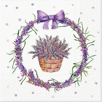 Papírový kapesník Paw Ubrousky PAW TETE L (20ks) Lavender Basket 596887