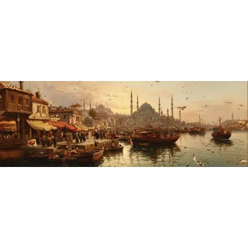 Dětské zboží ANATOLIAN Panoramatické puzzle Starý Istanbul 1000 dílků