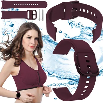 Řemínek na hodinky Řemínek ChronSmarta pro Samsung 20mm, červený