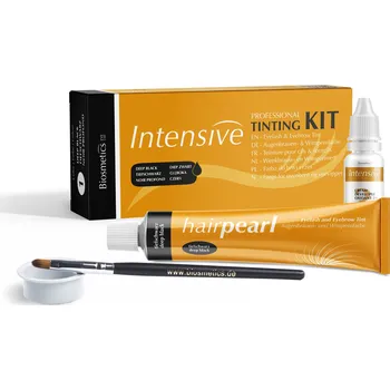 Přípravek na oči Sada na barvení obočí a řas hennou Intensive Eyepearl Tinting Kit - Hnědá