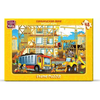 Puzzle Puzzle Na stavbě 48 dílků ART PUZZLE