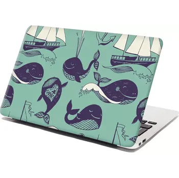samolepka Sablio Samolepka na notebook Velryby - 29x20 cm
