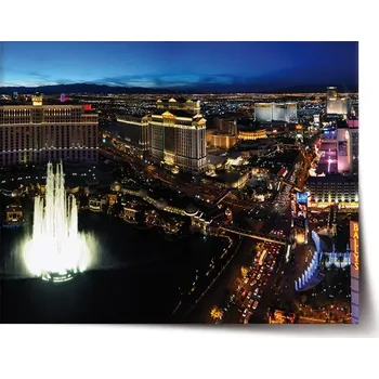 Plakát Sablio Plakát Las Vegas - 60x40 cm