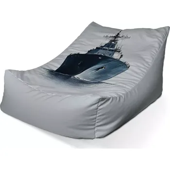 Sedací pytel Sablio Sedací vak Lounge Válečná loď na klidném moři - 120 x 100 x 80 cm