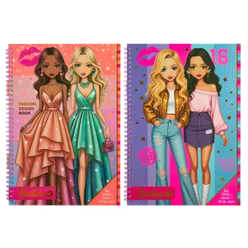 omalovánky kreativní sešit pro módní návrhářky besties