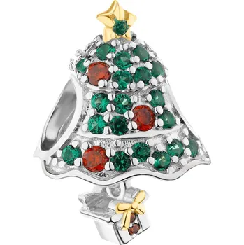 Přívěsek Stříbrný přívěsek Beads se zirkony - stromeček - AP539-8858