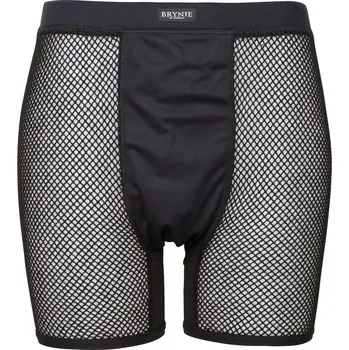 Pánské spodní prádlo Pánské boxerky Brynje Super Thermo Shorts Windfront - S