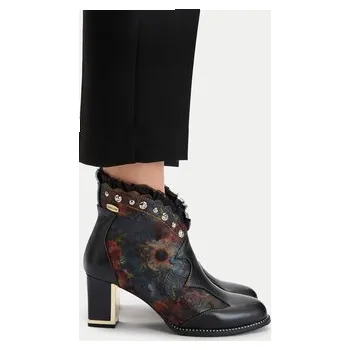 Dámské kozačky Polokozačky Laura Vita Kacio 02 Černá 36