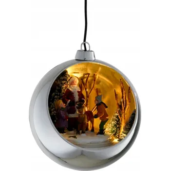 Vánoční dekorace Hladká Vánoční Koule vánoční koule 13 cm 1 ks