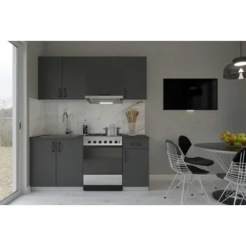 Kuchyňská linka Kuchyňská linka180 SONIA grafit