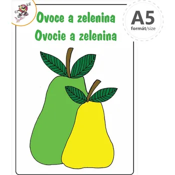 omalovánky Petr Mičánek Omalovánka A5 - Ovoce a zelenina 597835