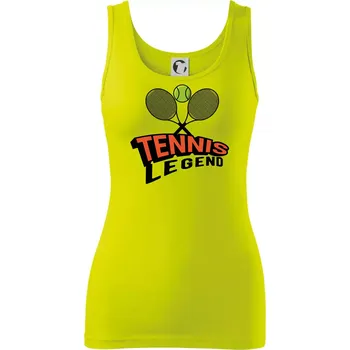 Dámské tričko Tennis legend - Dámské tílko - 2XL ( Limetková )