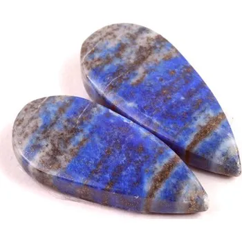Přírodní kámen Kabošony páry Lapis Lazuli č.P753 (29x13x5mm)