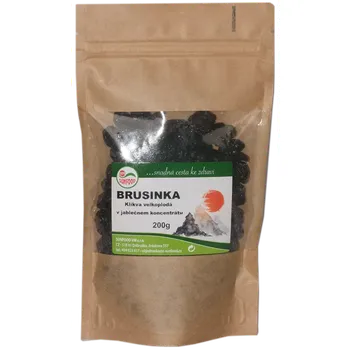 Sušené ovoce Brusinky v jablečném koncentrátu 200g