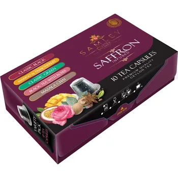 Čaj Čajové kapsle 5 druhů, 10 ks, Samley