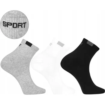 Pánské ponožky Pánské bavlněné ponožky Moraj CSS250-081 3 páry, velikost 43-45