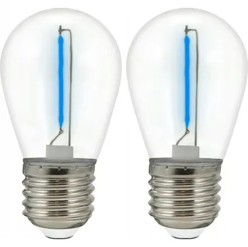 Žárovka 2x Modré LED žárovky do girlandy 0,3W GOLDLUX