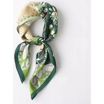 Šátek Šátek s potiskem s potiskem hedvábný šátek Šála 70x70 cm