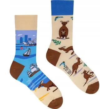 Pánské ponožky Spox Sox Ponožky Klokaní vícebarevné, velikost 36-39