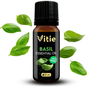 BIO 100% Esenciální olej Bazalka pravá, 10ml, Vitie