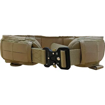 Opasek Taktický nylonový opasek MOLLE s přezkou Partizan Tactical Belt2 Coyote