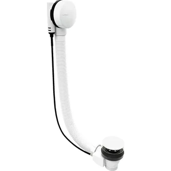 Sifon Polysan Vanová souprava, bovden, délka 1000mm, zátka 72mm, bílá 71854.10