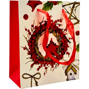 Dárková taška Vánoční dárková taška 14×17 cm 11278.04