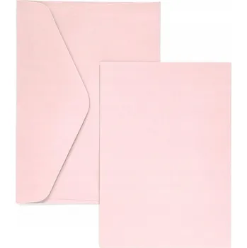 Obálka Základ pro přání, obálka C6, hladký růžový, balení 5 ks