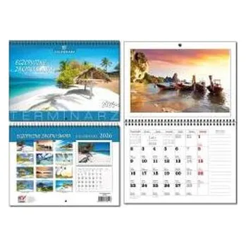 Kalendář Kalendarz 2026 A3 terminarz 13p Egzot. Zakątki Św.