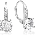 Meucci Stříbrné visací náušnice TŘPYT se zirkony