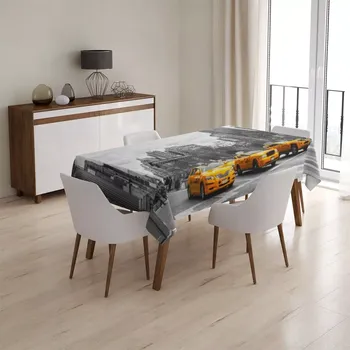 ubrus Sablio Ubrus Žluté taxiky 2 - 145x240 cm