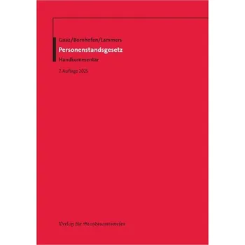 Personenstandsgesetz - Gaaz, Berthold [DE] (2025, Pevná, Standesamtswesen, Vlg)