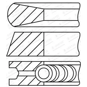 PIER .T . HYUNDAI D4EA 83.00MM STD, 08-431900-10