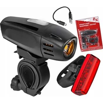 Cyklosvítilna Osvětlení na kolo 2K XC-241238 300 lm s baterií