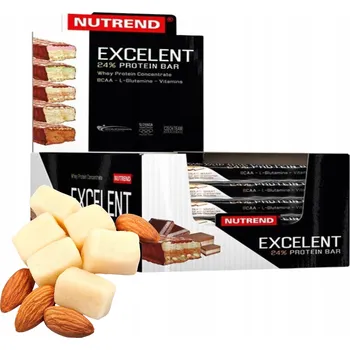Proteinová Tyčinka Excellent Proteinová tyčinka x18 Proteinová Marcipán mandle Nutrend
