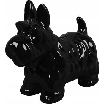 Pokladnička KERAMICKÁ POKLADNIČKA PES ČERNÝ