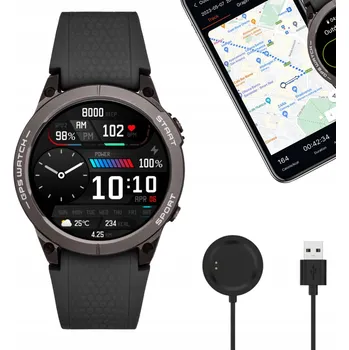 Hodinky Chytré Hodinky Watchmark s GPS, černé