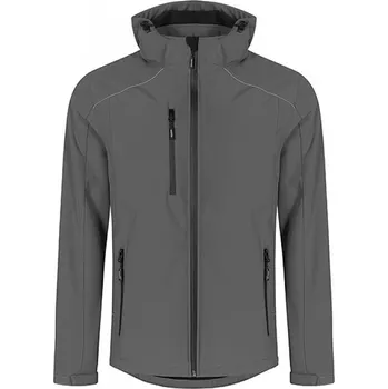 Pánská softshellová bunda Promodoro Pánská solftshellová bunda uvnitř s fleecem Barva: šedá metalová, Velikost: 3XL E7850