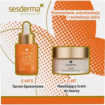 Pleťový krém sesderma - C-VIT Set - Sada rozjasňujích produktů - Sérum 50 ml + Krém 30ml