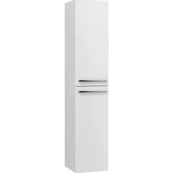 Koupelnový nábytek EBS Urban Vysoká skříňka 35x170cm L/P, bílá lesk-madlo chrom URBANV35BCR