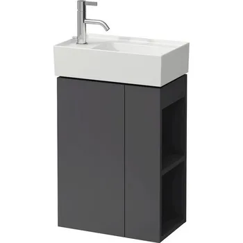 Koupelnový nábytek Laufen Kartell Skříňka pod umyvadlo 44x27x60 cm, břidlicově šedá H4075170336421