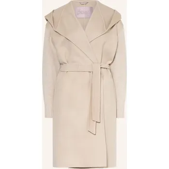 Dámský kabát Herno Dámský Vlněný Kabát Ze Směsi Materiálů, béžová, 42