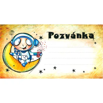 Pozvánka Mičánek Pozvánka na oslavu - Kosmonaut 10 ks 596811