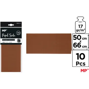 Balící papír Hedvábný papír hnědý 10 ks 597131